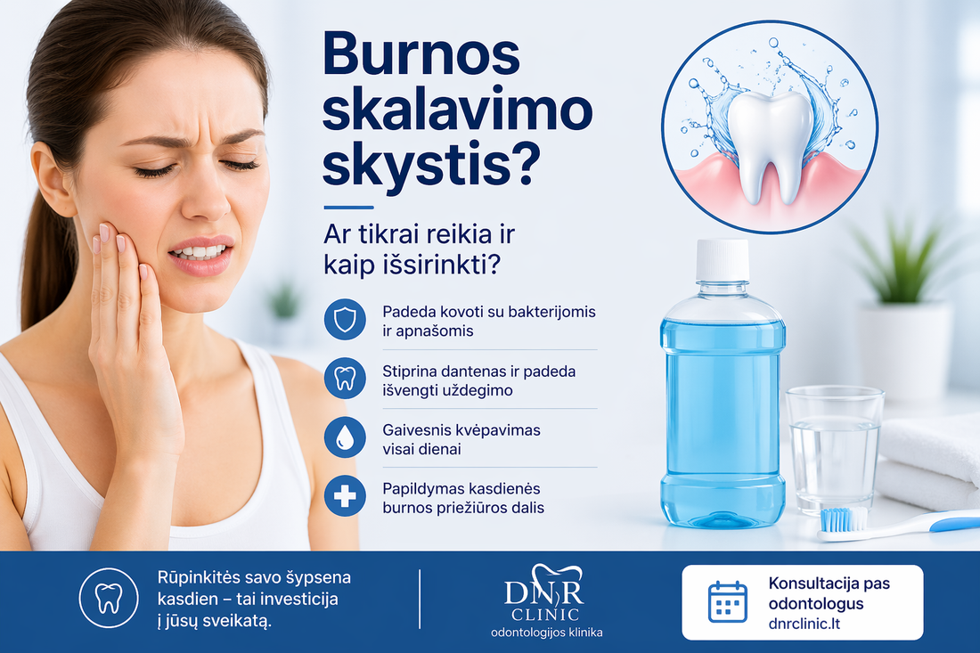 Burnos skalavimo skystis – ar tikrai reikia ir kaip išsirinkti?