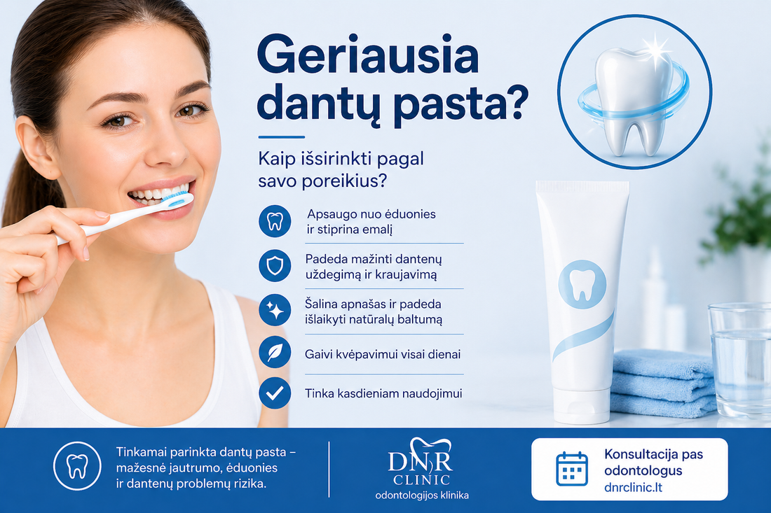 Geriausia dantų pasta – kaip išsirinkti pagal savo poreikius?