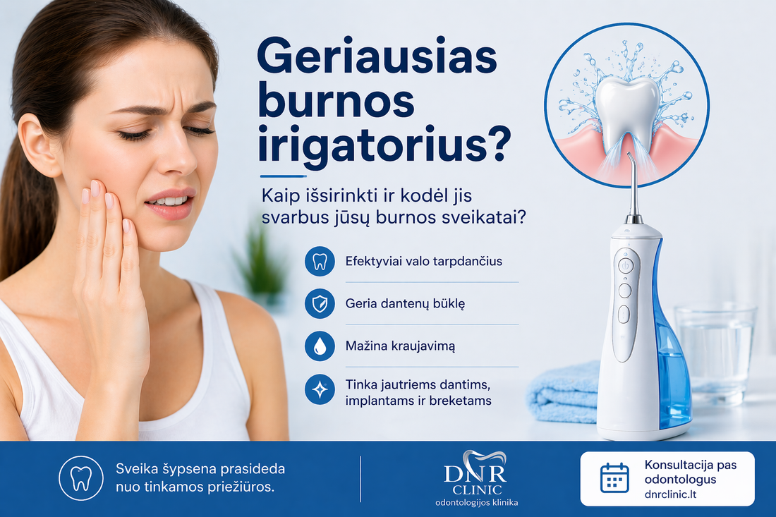 Geriausias burnos irigatorius – kaip išsirinkti?