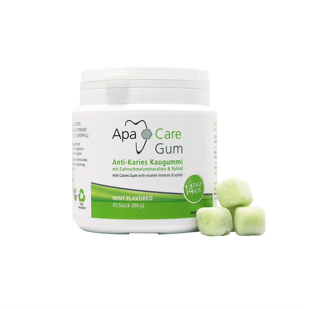 ApaCare Gum kramtomoji guma su ksilitoliu, 45 dražė
