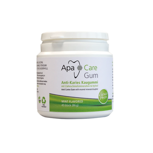 ApaCare Gum kramtomoji guma su ksilitoliu, 45 dražė