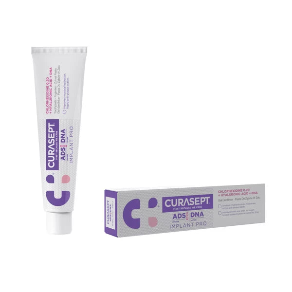 Curasept ADS Implant Pro DNA 0,20% CHX dantų pasta, 75 ml