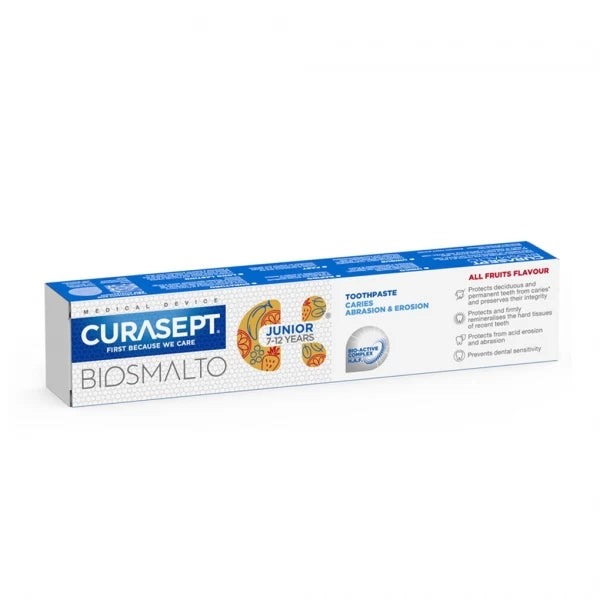 Curasept Biosmalto Junior vaikiška dantų pasta, 75 ml
