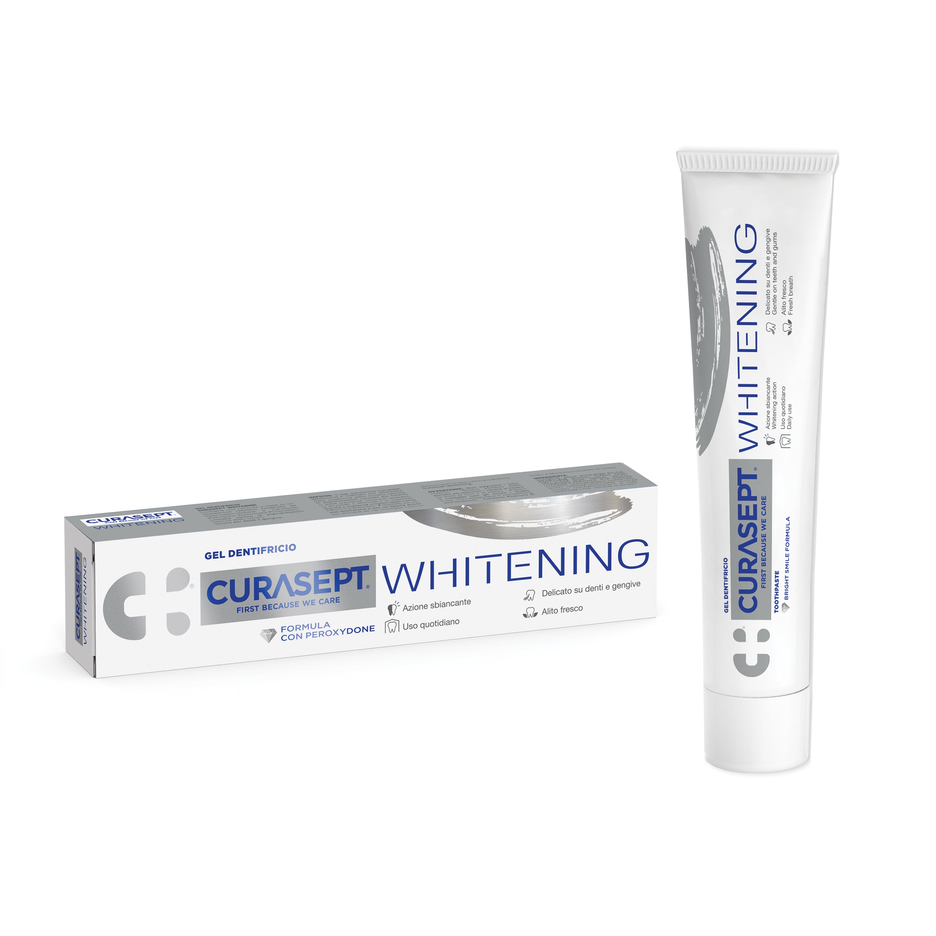 Curasept Whitening balinanti dantų pasta, 75 ml