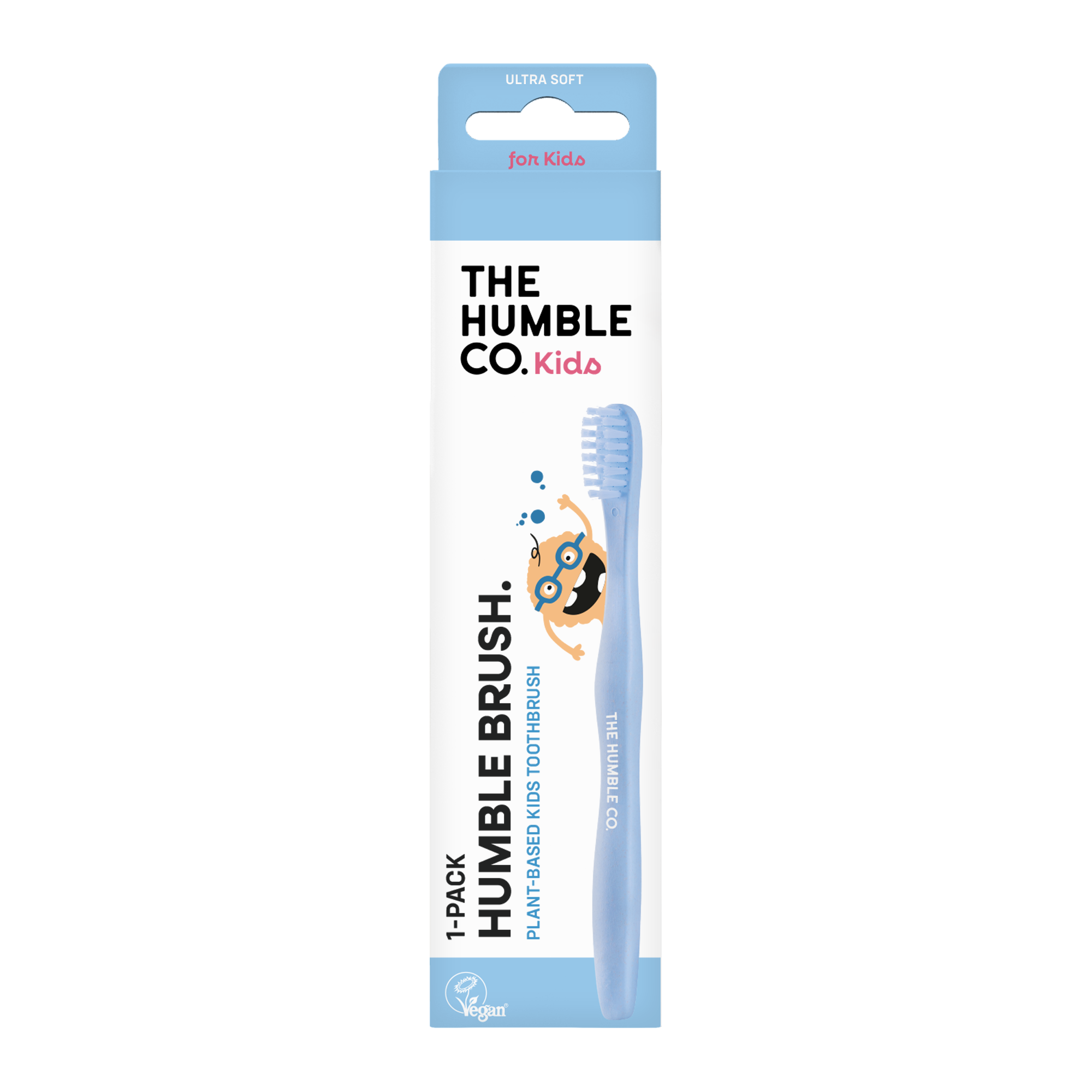 The Humble Co. vaikiškas dantų šepetėlis Extra Soft, mėlynas, 1 vnt