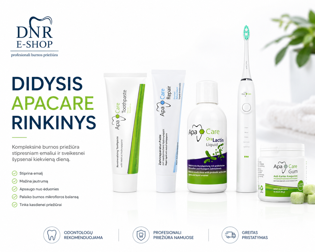 Didysis ApaCare burnos priežiūros rinkinys