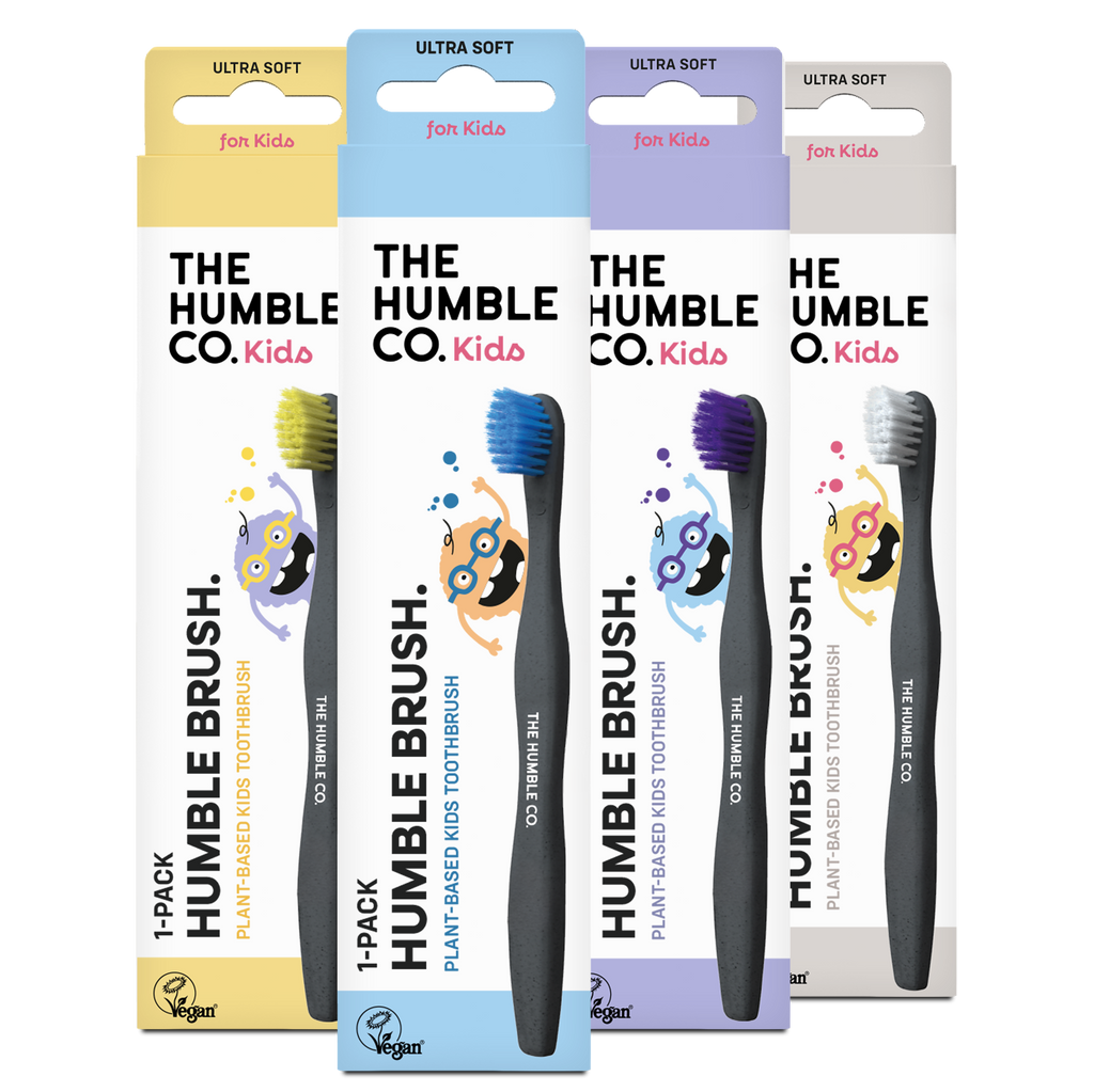 The Humble Co. vaikiškas dantų šepetėlis Ultra Soft MIX, 1 vnt