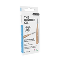 The Humble Co. bambukinis tarpdančių šepetėlis, 0,60 mm (dydis 3), mėlynas