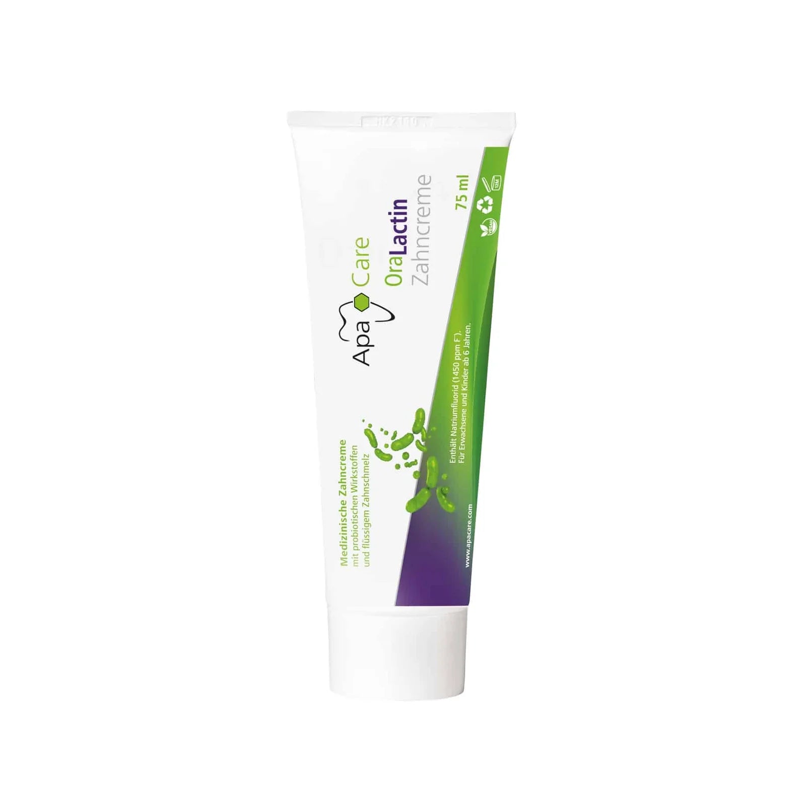 ApaCare OraLactin dantų pasta su pre- ir postbiotikais, 75 ml