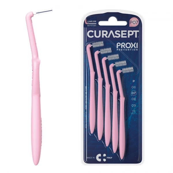 Curasept PROXI PREVENT P07 tarpdančių šepetėliai 0,7 mm, 5 vnt