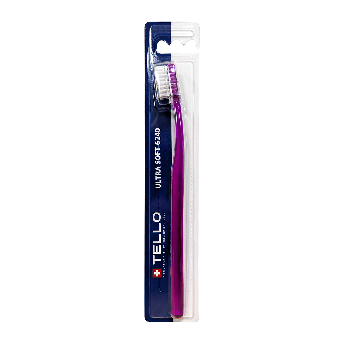 TELLO 6240 Ultra Soft dantų šepetėlis, labai minkštas, 1 vnt